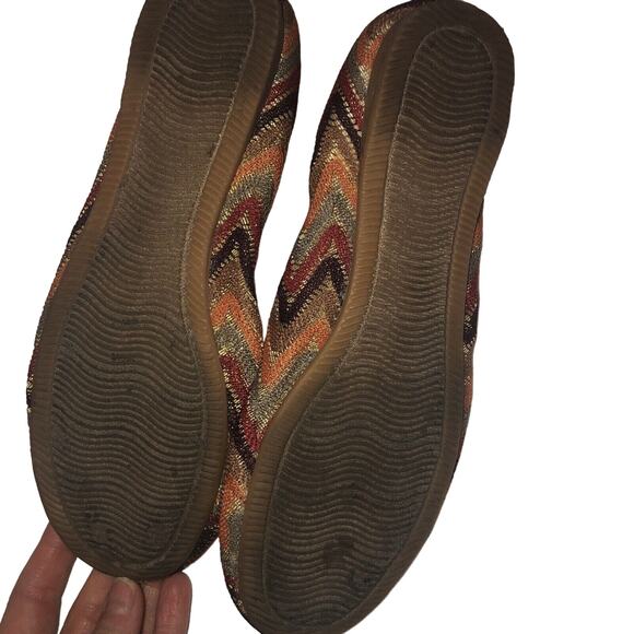 Nine‎ West Women's Offspring Ballet Flats Taupe Orange Size 6.5 M - Picture 5 of 9